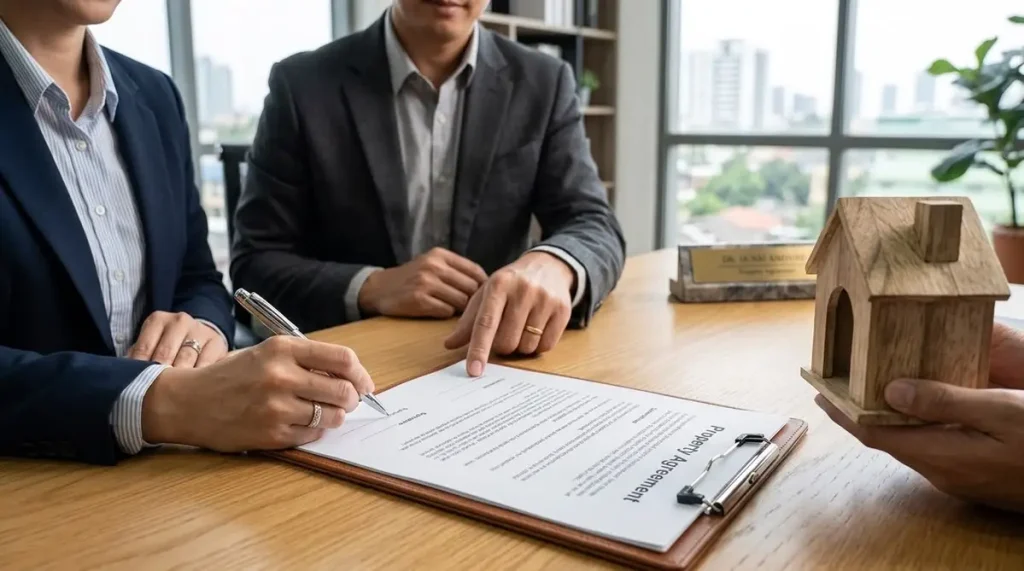Pessoa a analisar documentos para cancelar o contrato de telecomunicações sem penalização em Portugal.